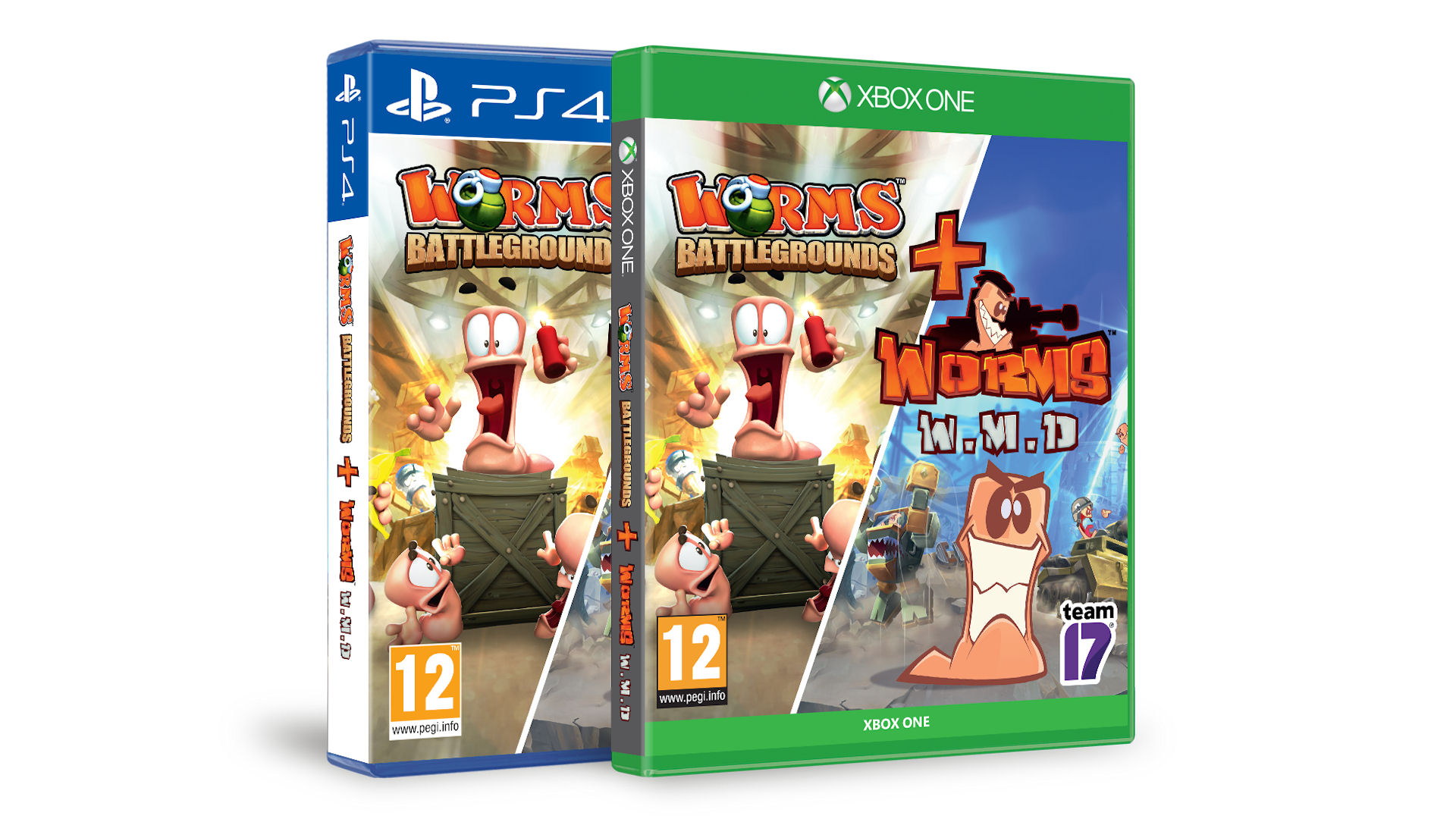 Worms Battlegrounds + Worms W.M.D Worms Battlegrounds + Worms W.M.D