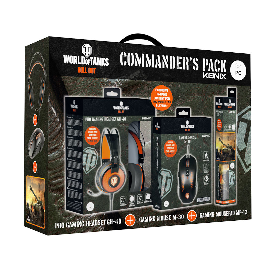 Konix World of Tanks Commander's Pack