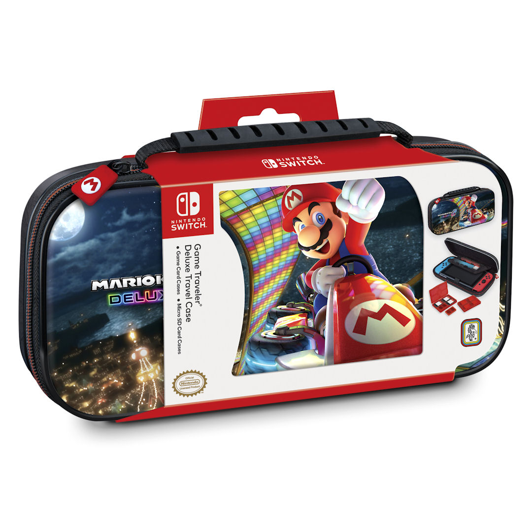 Luxusní cestovní pouzdro NNS50 pro Nintendo Switch s motivem Mario Kart 8 Deluxe Luxusní cestovní pouzdro NNS50 pro Nintendo Switch s motivem Mario Kart 8 Deluxe