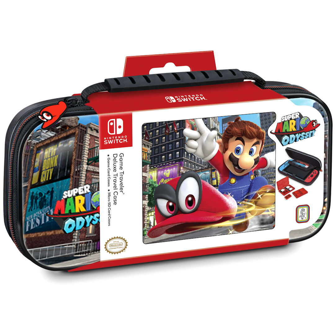 Luxusní cestovní pouzdro NNS58 pro Nintendo Switch s motivem Super Mario Odyssey Luxusní cestovní pouzdro NNS58 pro Nintendo Switch s motivem Super Mario Odyssey