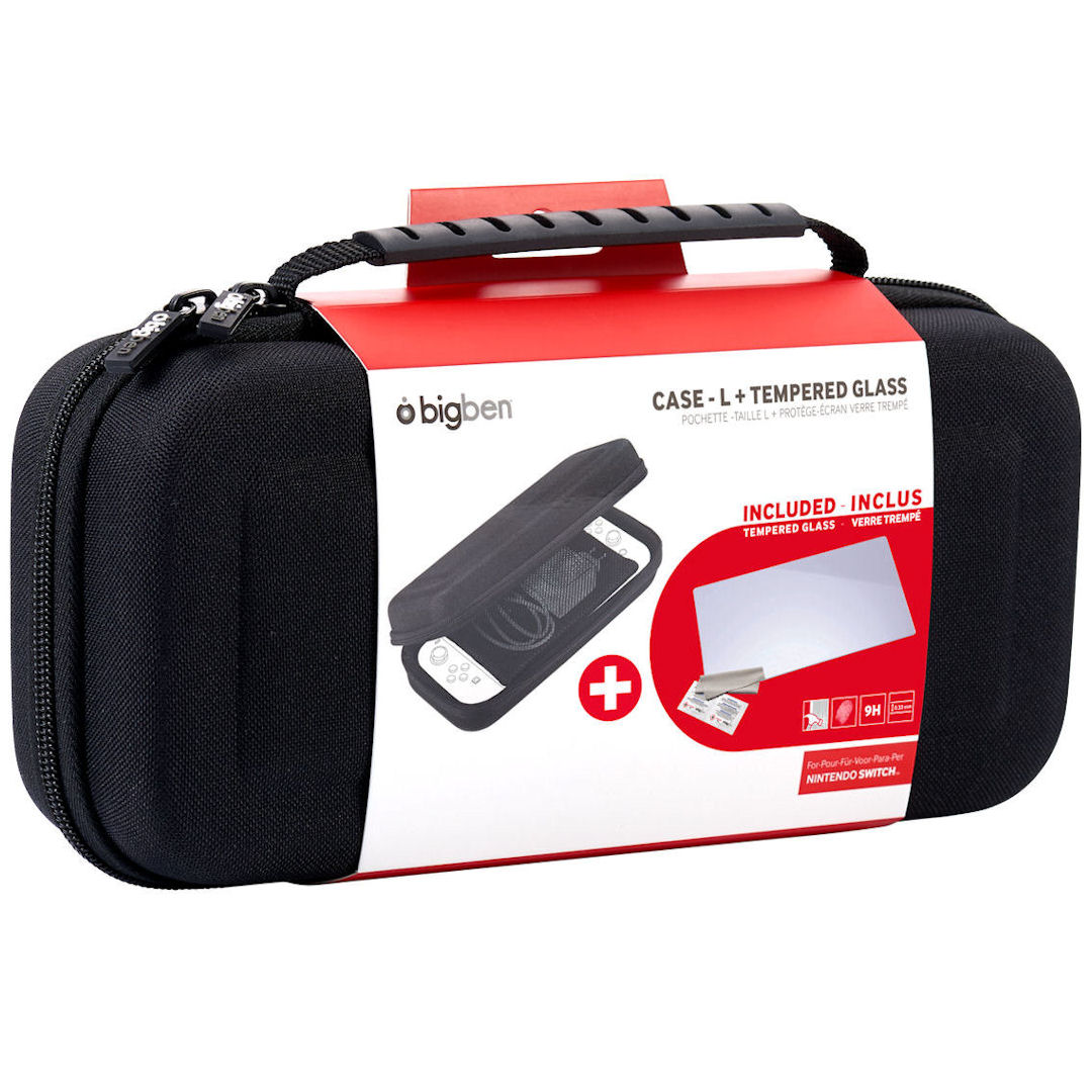 Cestovní pouzdro a ochranné sklo SWITCHPACK5 pro Nintendo Switch Cestovní pouzdro a ochranné sklo SWITCHPACK5 pro Nintendo Switch