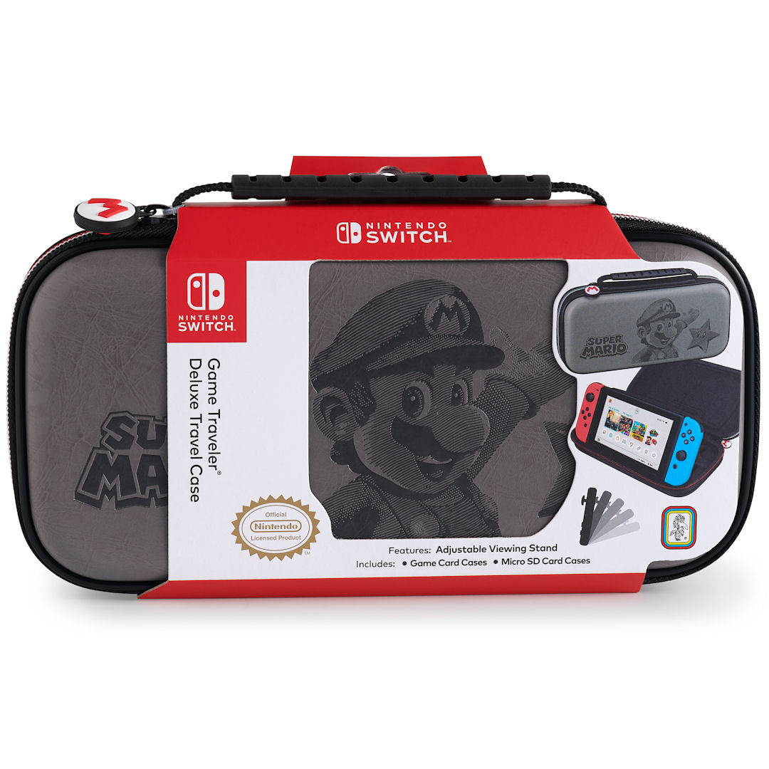 Luxusní cestovní pouzdro NNS46G pro Nintendo Switch s motivem série Super Mario Luxusní cestovní pouzdro NNS46G pro Nintendo Switch s motivem série Super Mario