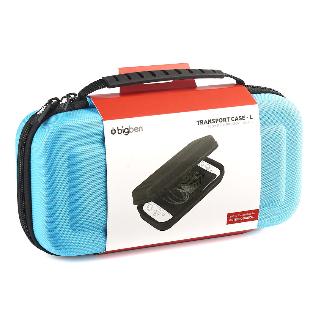 Pevné přepravní pouzdro SWITCHPOUCHLBLUE pro Nintendo Switch Pevné přepravní pouzdro SWITCHPOUCHLBLUE pro Nintendo Switch
