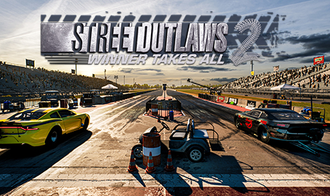 Převálcujte soupeře v závodní hře Street Outlaws 2: Winner Takes All!