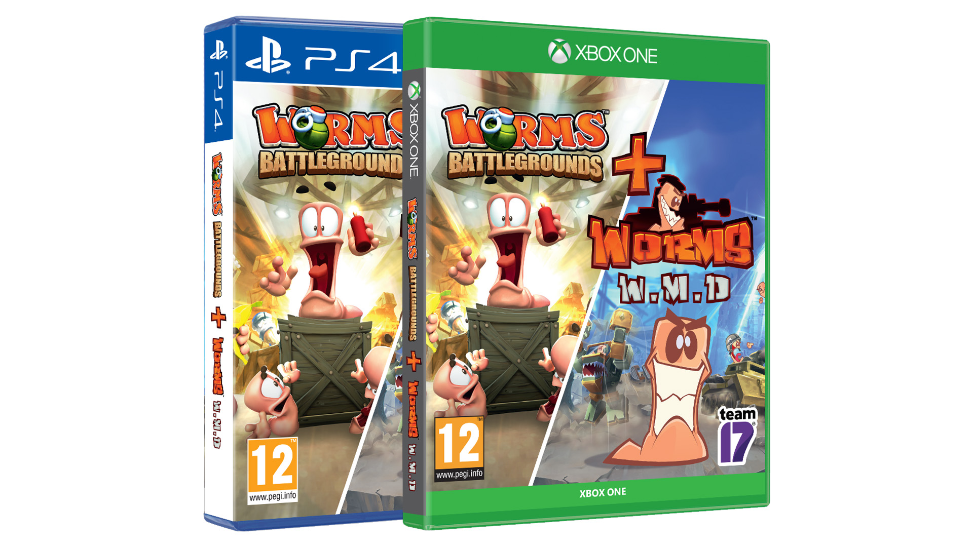 Worms Battlegrounds + Worms W.M.D Worms Battlegrounds + Worms W.M.D