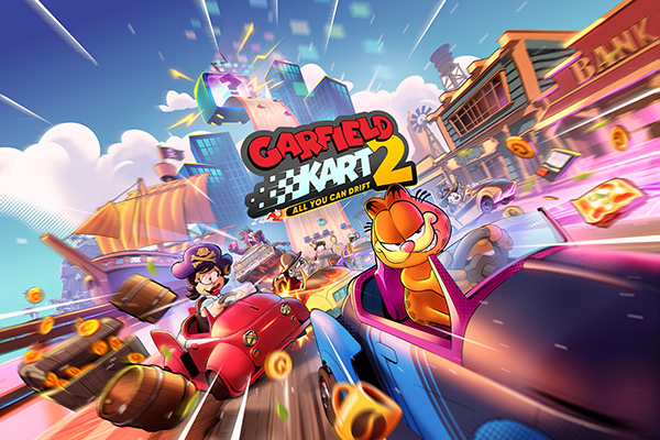 Závoďte s Garfieldem a jeho partou!